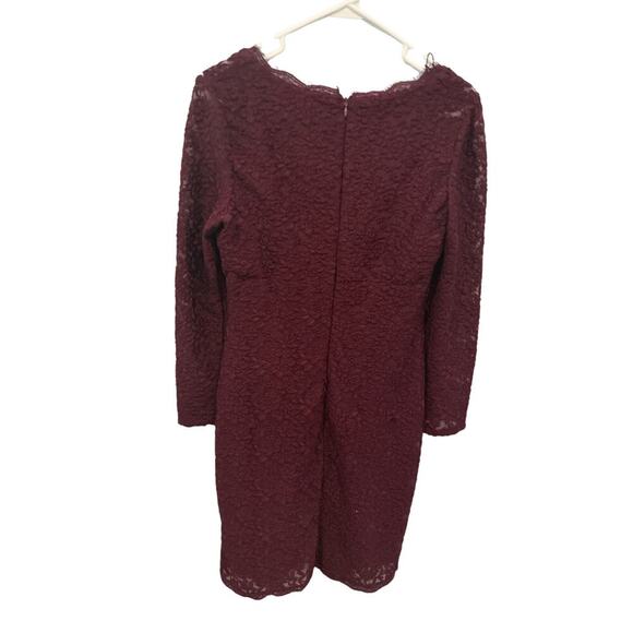 Vintage Cache Women Lace Y2K Dress Size 8 Purple Formal HOCO Sweetheart Neckline - Picture 5 of 8